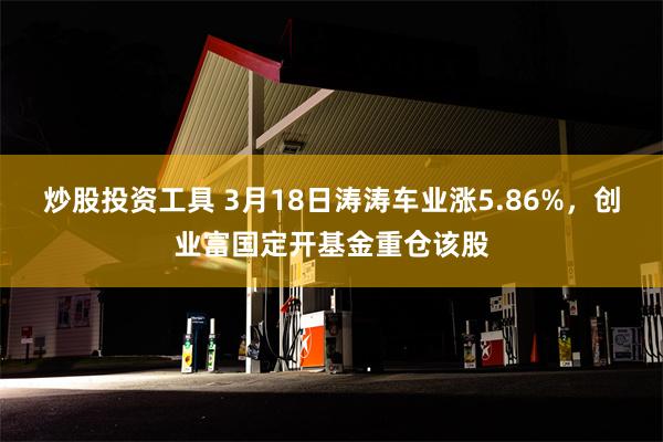 炒股投资工具 3月18日涛涛车业涨5.86%，创业富国定开基金重仓该股