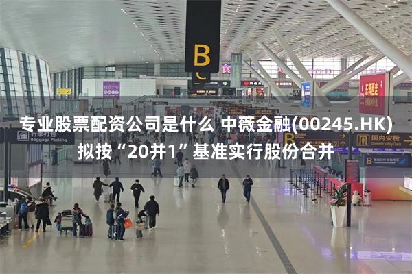专业股票配资公司是什么 中薇金融(00245.HK)拟按“20并1”基准实行股份合并